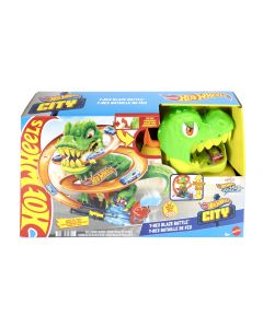 HOT WHEELS CITY rinkinys – Dinozauras gaisrinėje (JBM73)