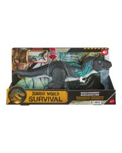 JURASSIC WORLD MUSCLE MADNESS interaktyvus dinozauras T. rex (JKG92)