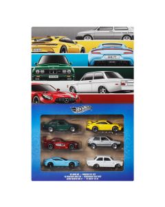 HOT WHEELS šešių europietiškų automodeliukų rinkinys (JLB25)