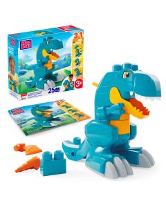 MEGA BLOKS BUILD AND CHOMP 3 in 1 dinozauro konstruktorius (JMK85)