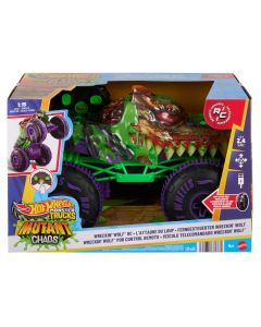 HOT WHEELS MONSTER TRUCKS RC automodelis – Wreckin' Wolf (JMM77)