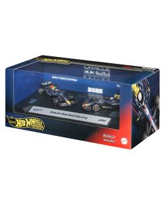 HOT WHEELS PREMIUM F1 Red Bull Max Verstappen ir Yuki Tsunoda bolidai (2 vnt.) (JMM95)
