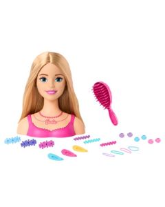 BARBIE stilizavimo galva – šviesūs plaukai (HMD88)
