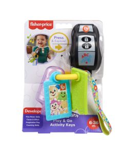 FISHER-PRICE LAUGH AND LEARN žaisliniai automobilio rakteliai (EN) (HVH43)