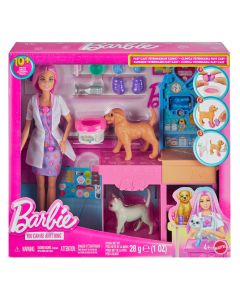BARBIE lėlės veterinarės rinkinys (JFX93)