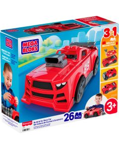 MEGA BLOKS BUILD AND GO 3 in 1 lenktyninio automobilio konstruktorius (JKG35)