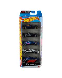 HOT WHEELS penkių F1 bolidų rinkinys (JLN11)