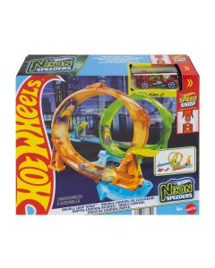 HOT WHEELS NEON SPEEDERS dvigubos kilpos trasa (JMG49)