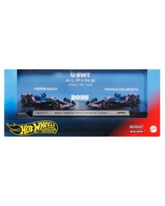 HOT WHEELS PREMIUM F1 Alpine Pierre Gasly ir Franco Colapinto bolidai (2 vnt.) (JMM96)
