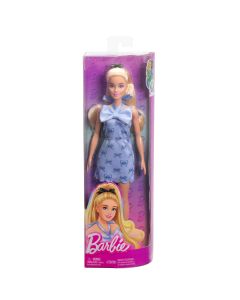 BARBIE madistė melsva suknele (HYT93)