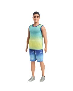 BARBIE Kenas madistas mėlynais šortais (HYV00)