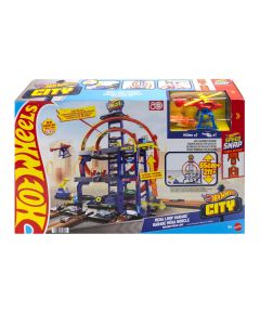 HOT WHEELS rinkinys – Mega garažas su kilpomis (JBM74)
