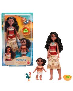 DISNEY PRINCESS MOANA lėlės Vajanos ir sesutės Simea rinkinys (JBT41)
