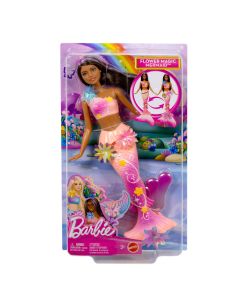 BARBIE DREAMTOPIA BLOOMING MAGIC tamsiaplaukė undinėlė (JDM73)