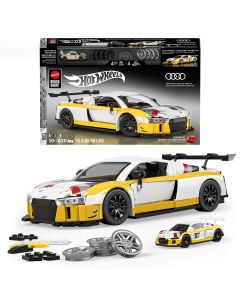 MATTEL BRICK SHOP HOT WHEELS Elite Audi R8 LMS konstruktorius