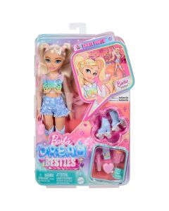 BARBIE DREAM BESTIES ROLLER SKATE lėlė – Malibu (JFX96)