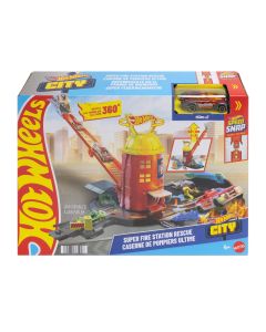 HOT WHEELS CITY rinkinys – Super gaisrinės stotis (JHL95)