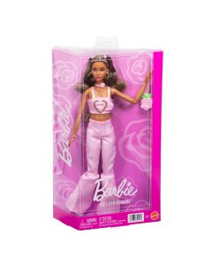 BARBIE DELUXE FASHIONISTAS lėlė rožiniu kostiumėliu
