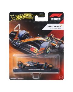HOT WHEELS PREMIUM F1 McLaren Lando Norris bolidas 4 (JKD88)