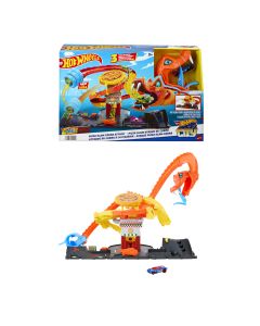 HOT WHEELS CITY rinkinys – Gyvatė picerijoje (HTN81)