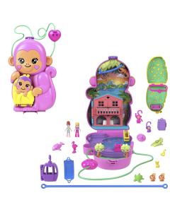 POLLY POCKET beždžionėlės pramogų rinkinys (HWP04)