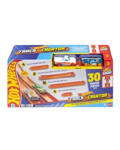 HOT WHEELS didysis trasų prailginimo rinkinys + 2 automodeliukai (JDW42)