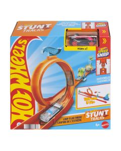 HOT WHEELS STUNT TRACKS trasa su kilpa ir šuoliu (JHK76)