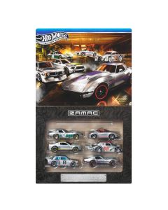 HOT WHEELS šešių ZAMAC automodeliukų rinkinys (JLB26)