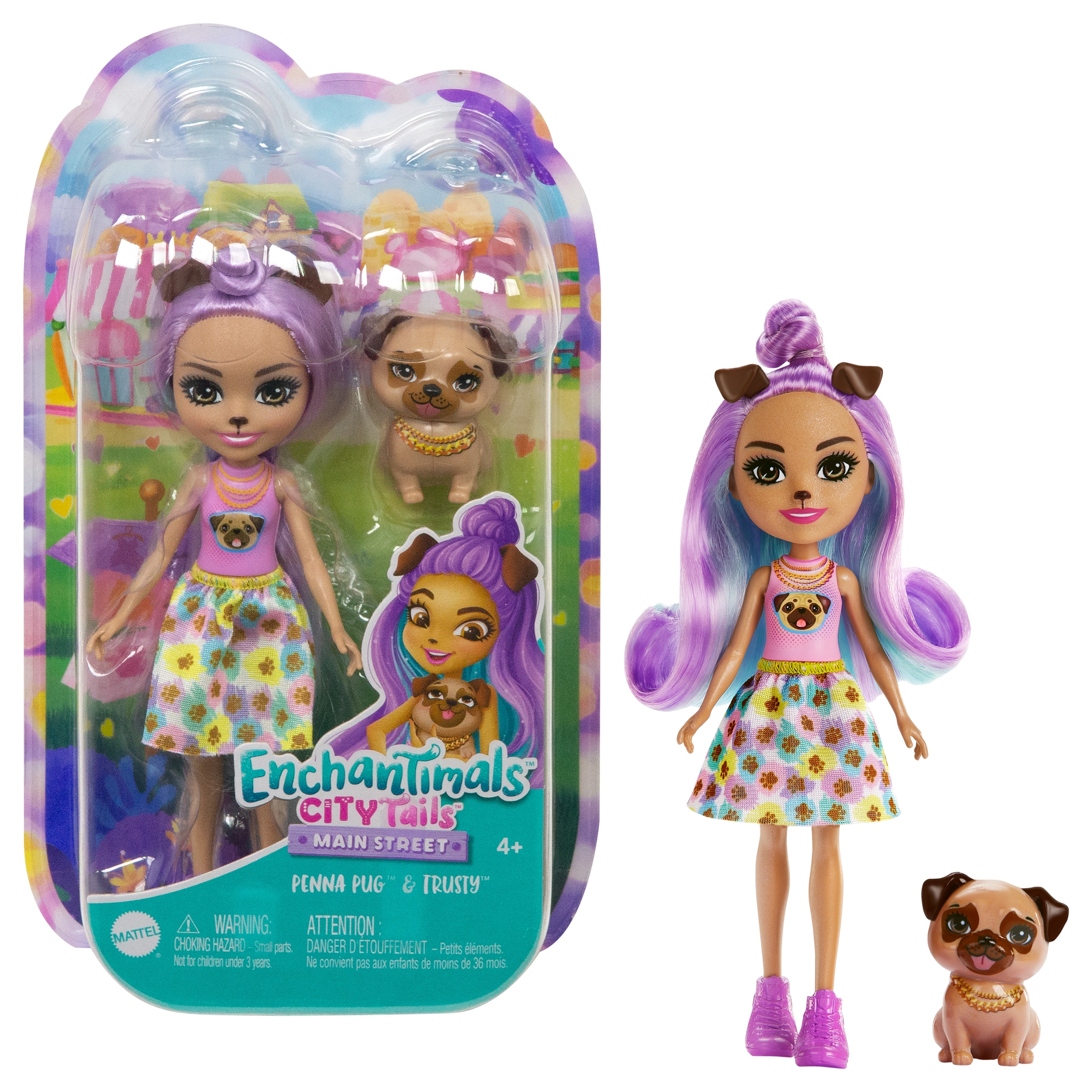 Кукла"Mattel"Enchantimal,PennaPug