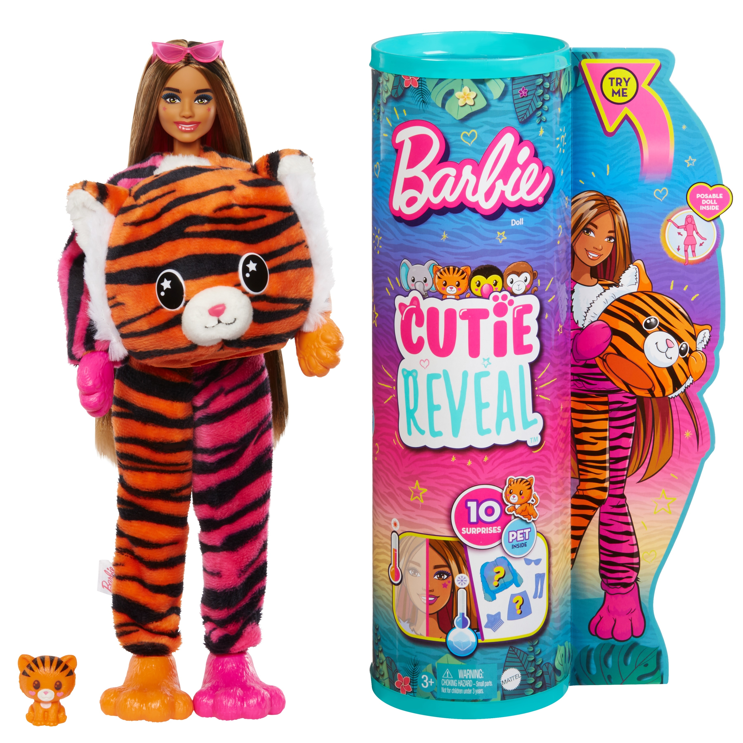 Кукла"Mattel"Barbie Cutie Reveal,Tigress