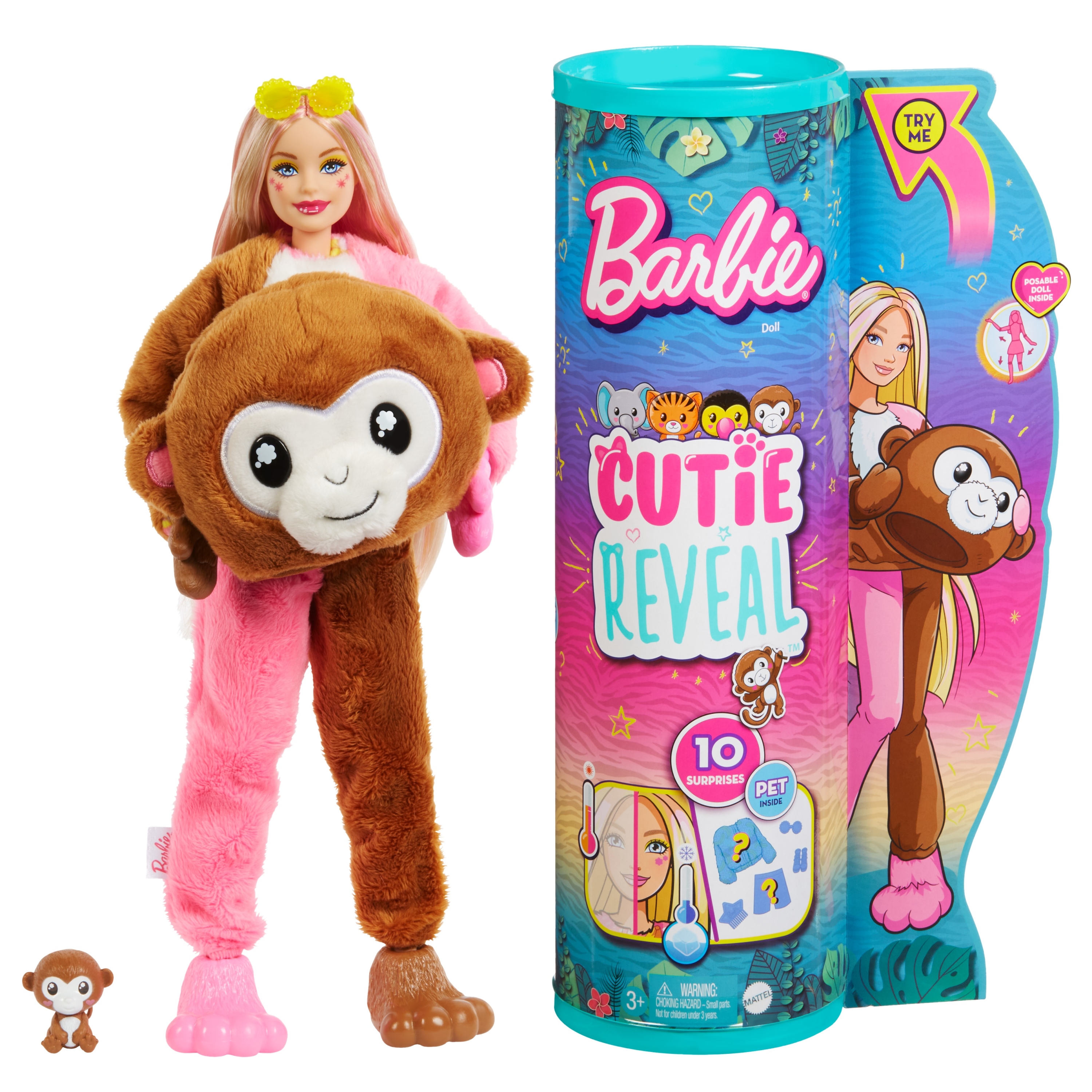 Кукла"Mattel"Barbie Cutie Reveal,Monkey