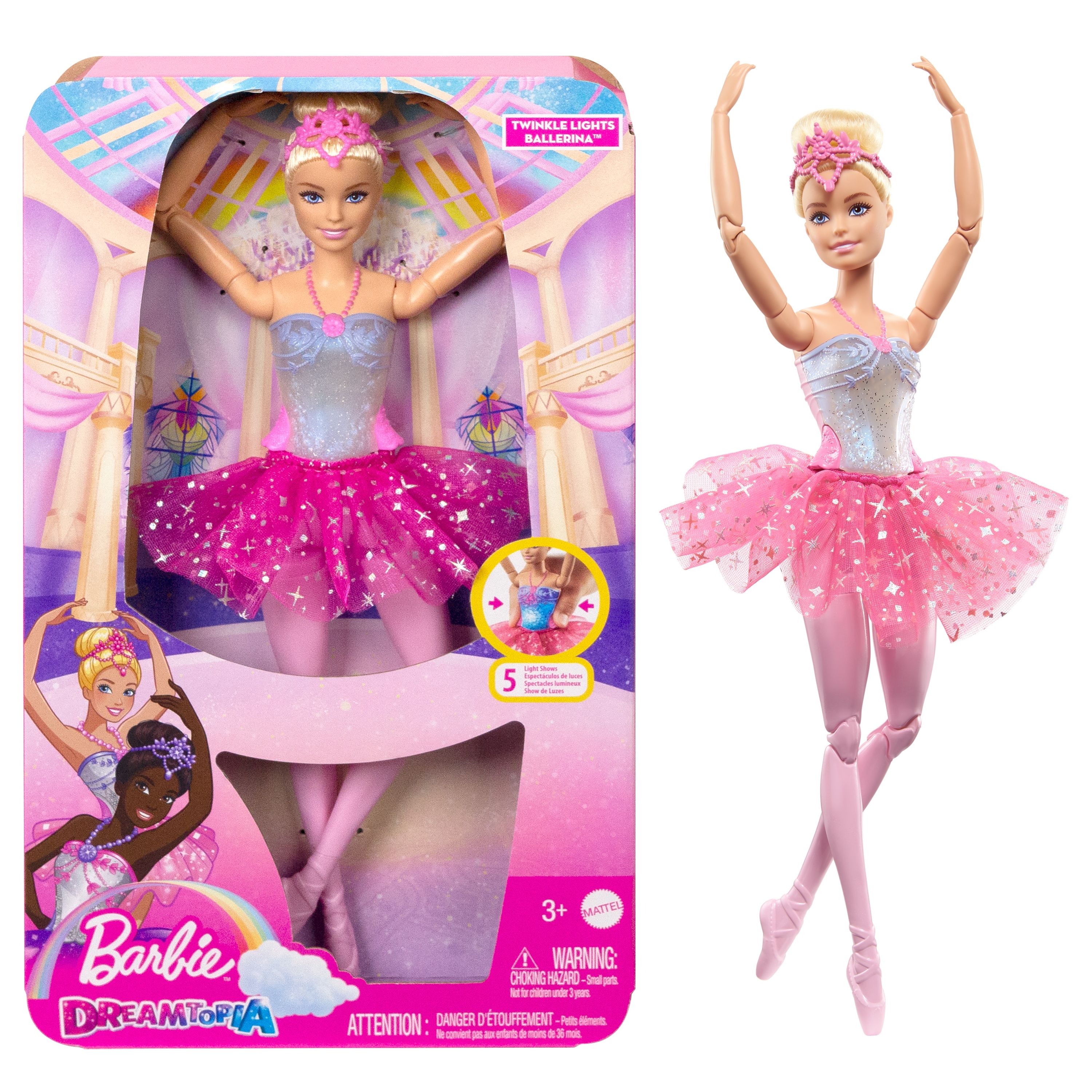 Кукла"Mattel"BarbDr,Балерина,TwinkLights