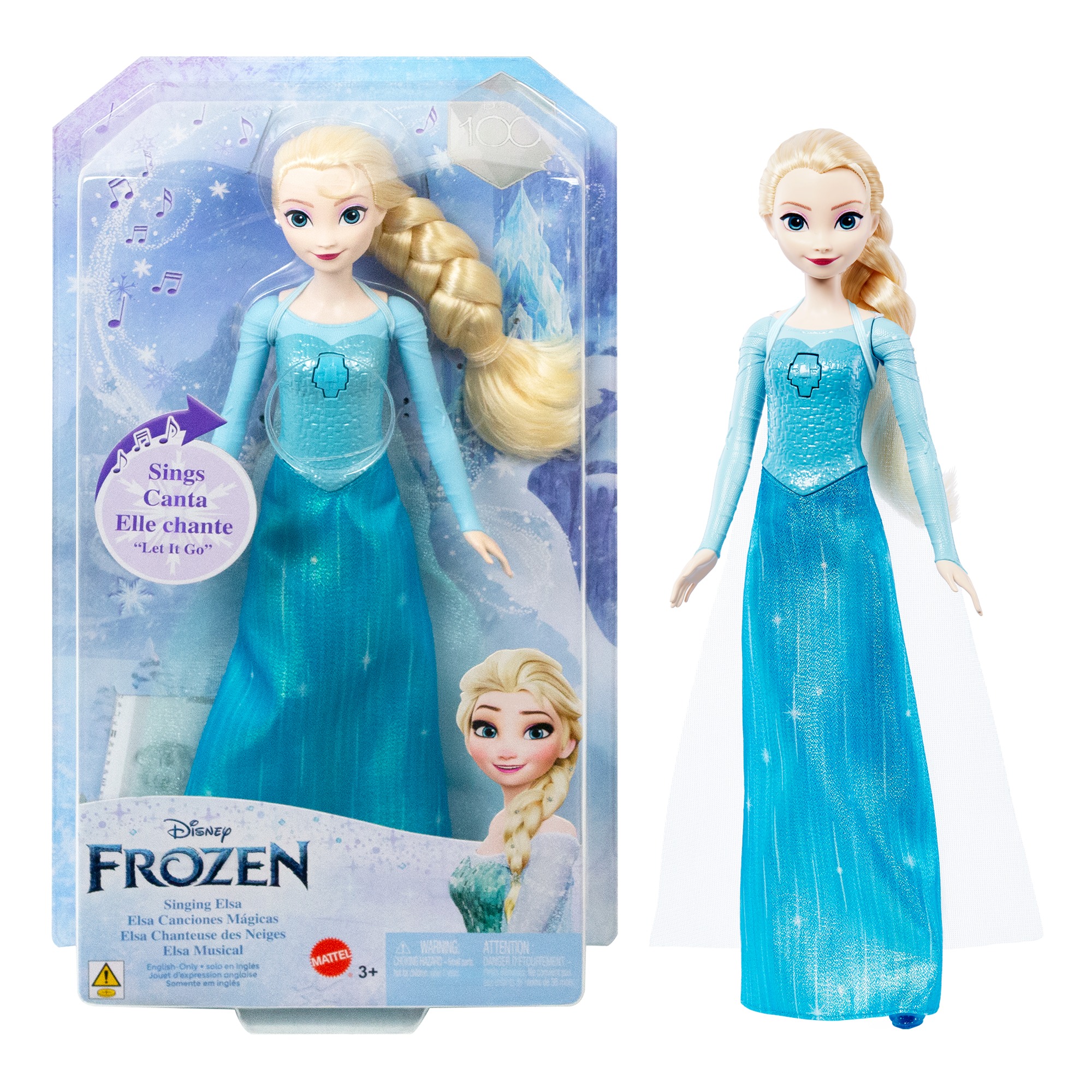 Кукла"Mattel"DisneyFroz,Поющая Elsa,англ